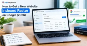 Get website indexed faster on Google using Search Console, sitemap submission, and URL inspection with Digi Segment SEO tips.